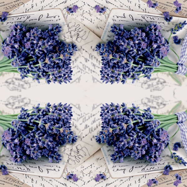 Ubrousky papírové kytice levandule 20 ks